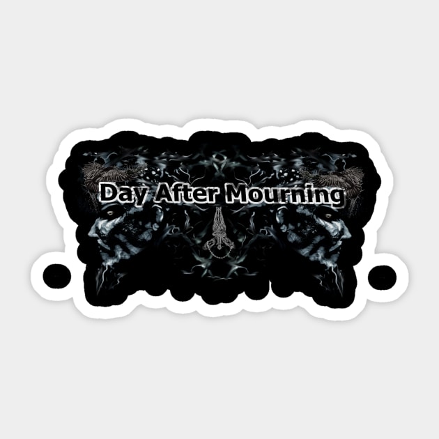 "Affliction" style DAM shirt Sticker by Damband1